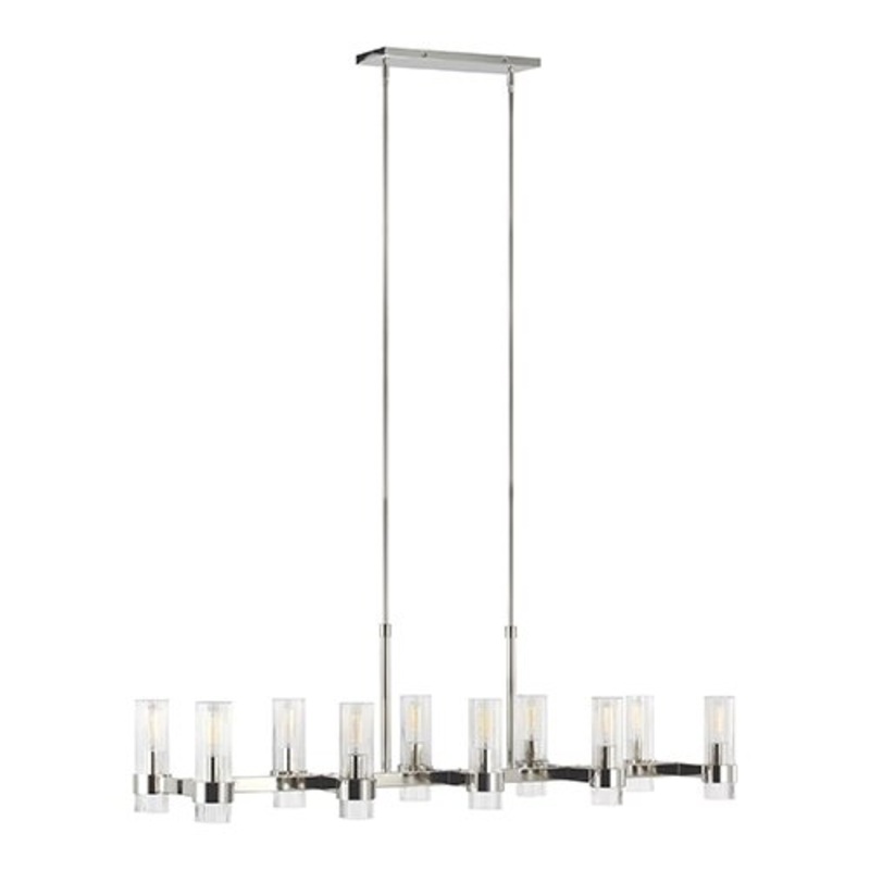 Visual Comfort CC13810 Geneva 10-lt 50″ Linear Chandelier