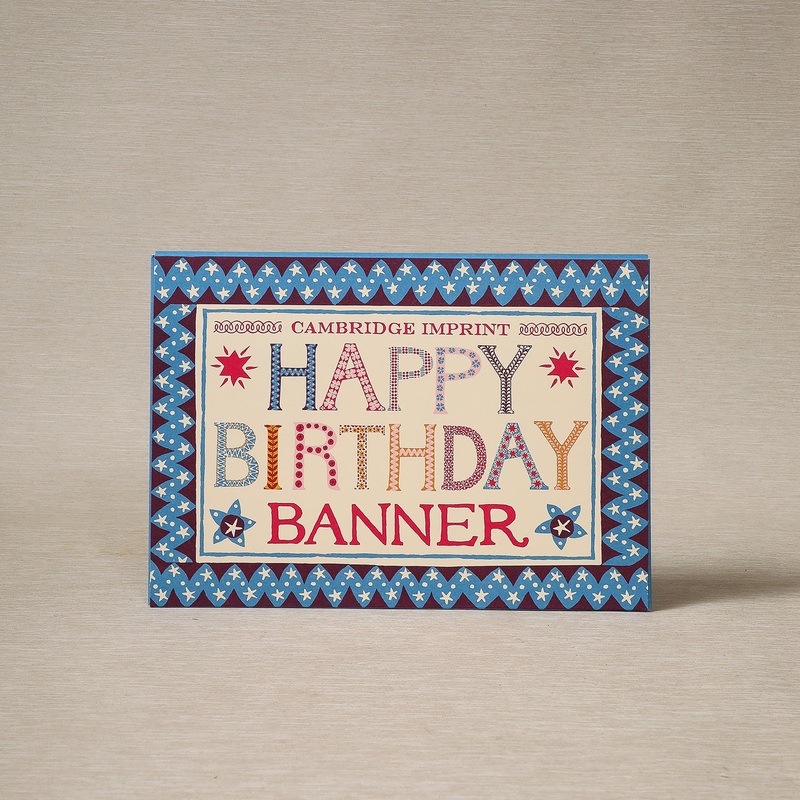 Birthday Banner Letters