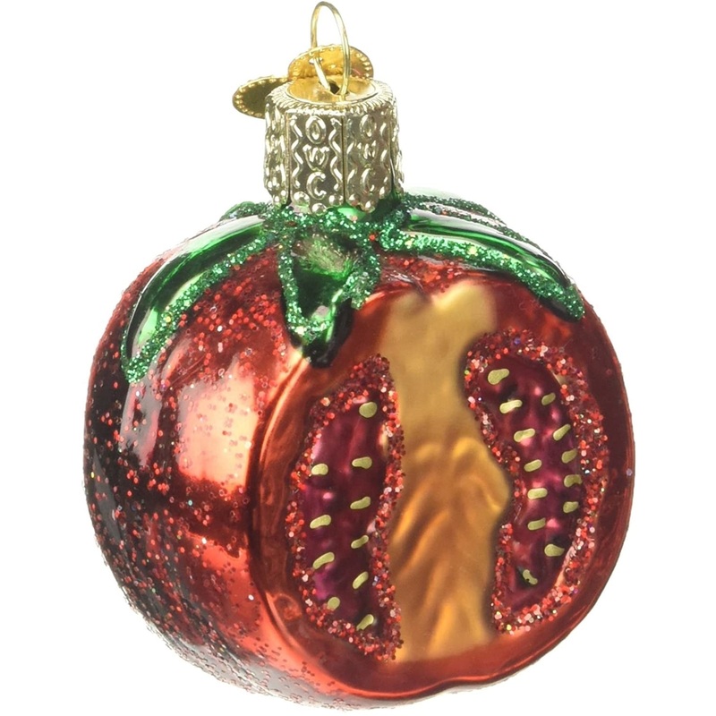 Old World Christmas Glass Blown Garden Tomato Ornament