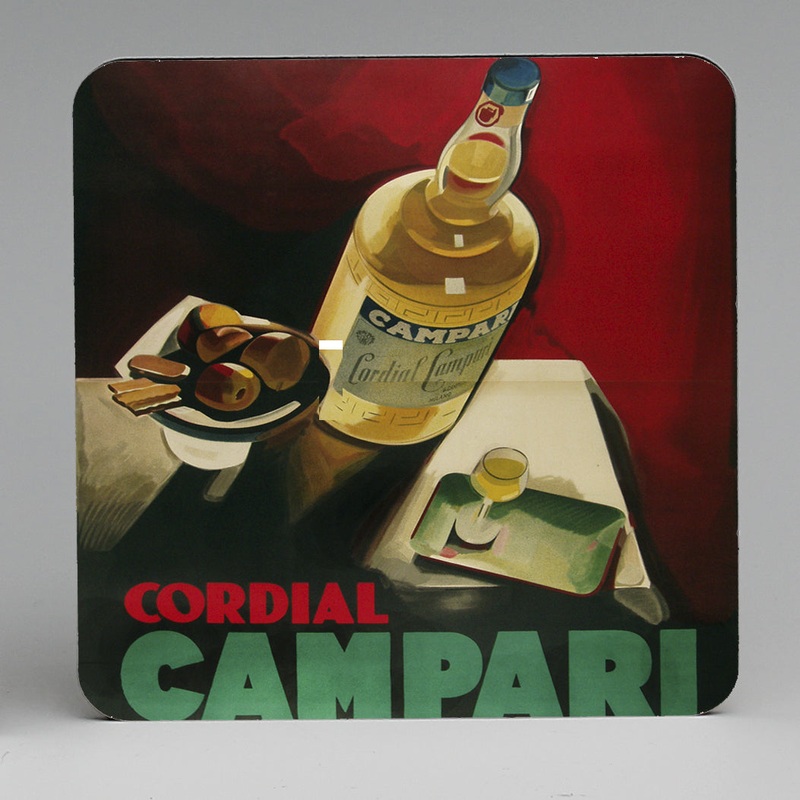 SUBLIMART: MDF Hardboard Set of 4 Coasters – Design: Vintage 03