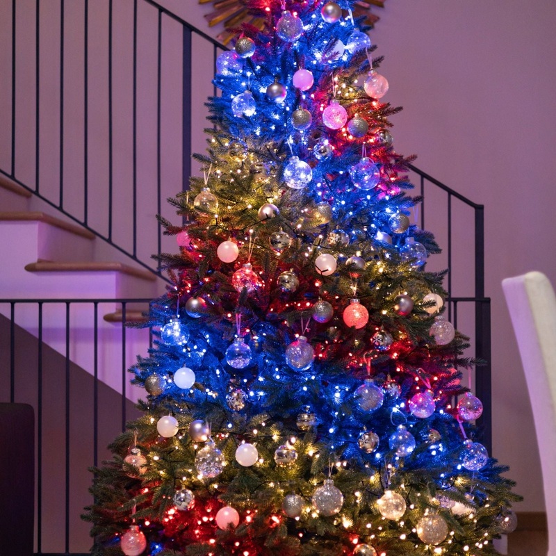 Twinkly Strings Lights String (Multicolor + White)