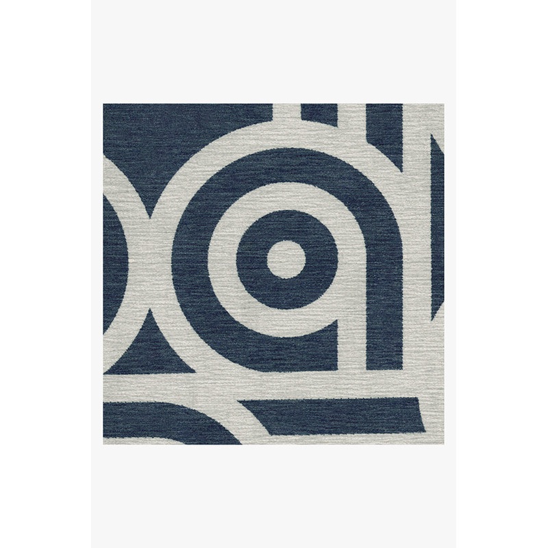 Jonathan Adler Pompidou Slate Blue Tufted Rug