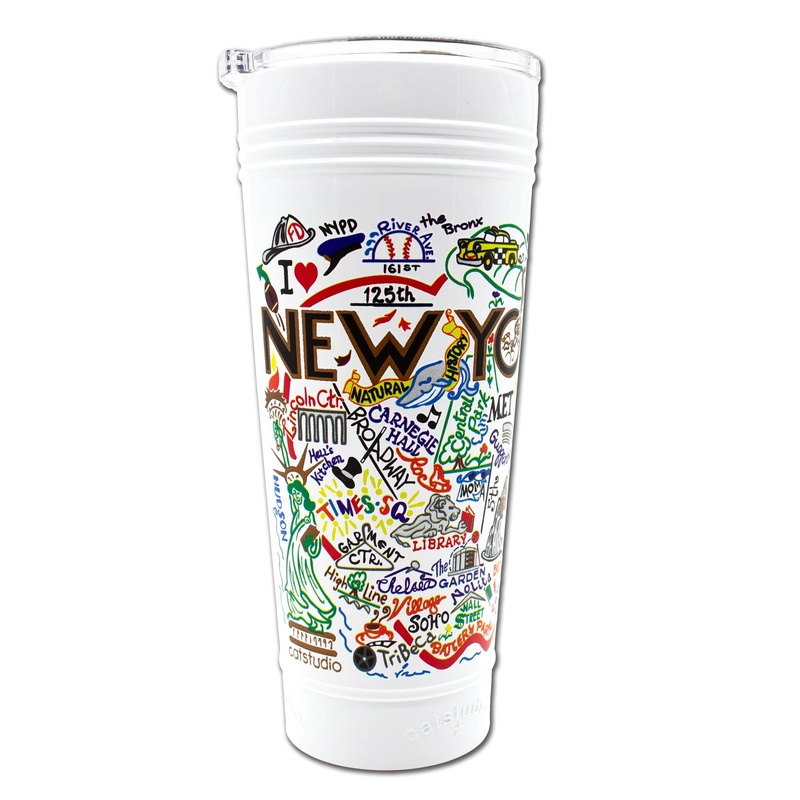 New York City Thermal Tumbler in White – Limited Edition!