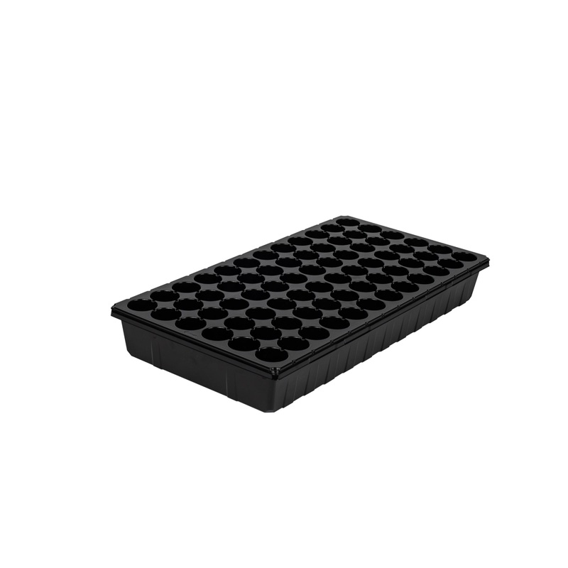 SunPack 21″x11″ 72 Cell Round Insert, for Indoor Gardening, Greenhouses and Seeding, Black, fits 10×20 Tray