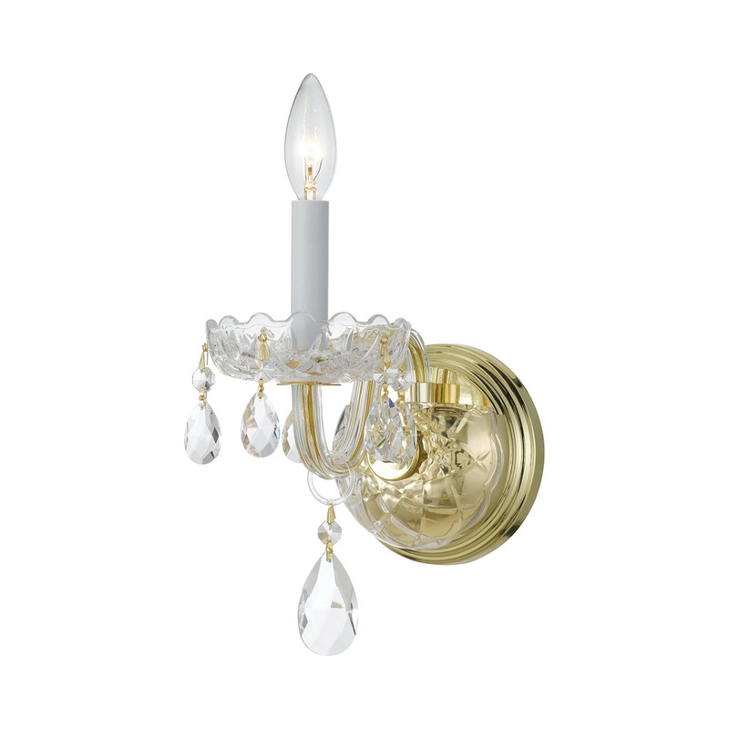 Traditional Crystal Wall Light