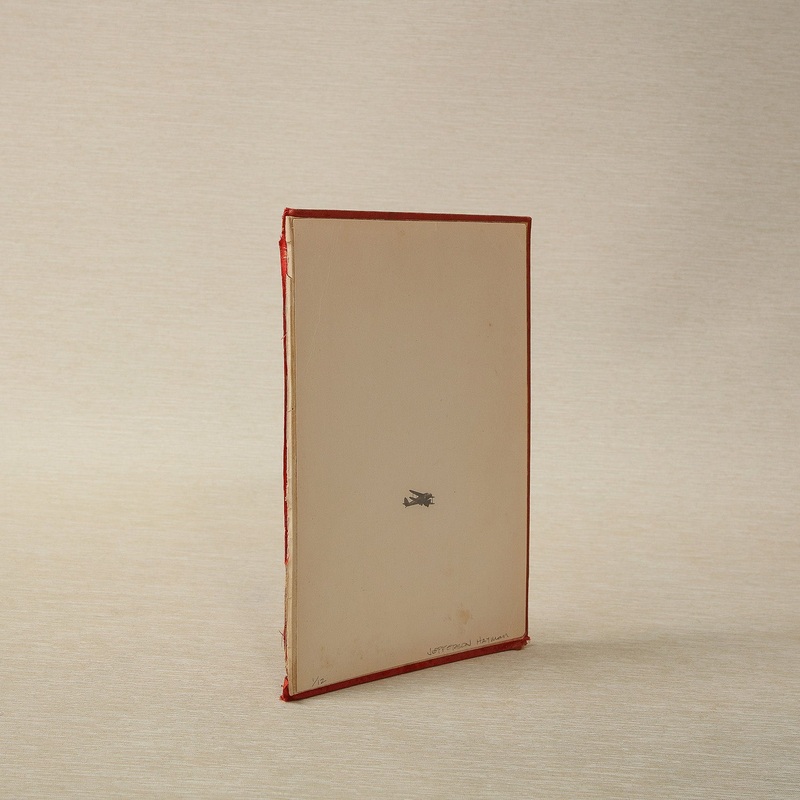 Biplane Antique Book Cover