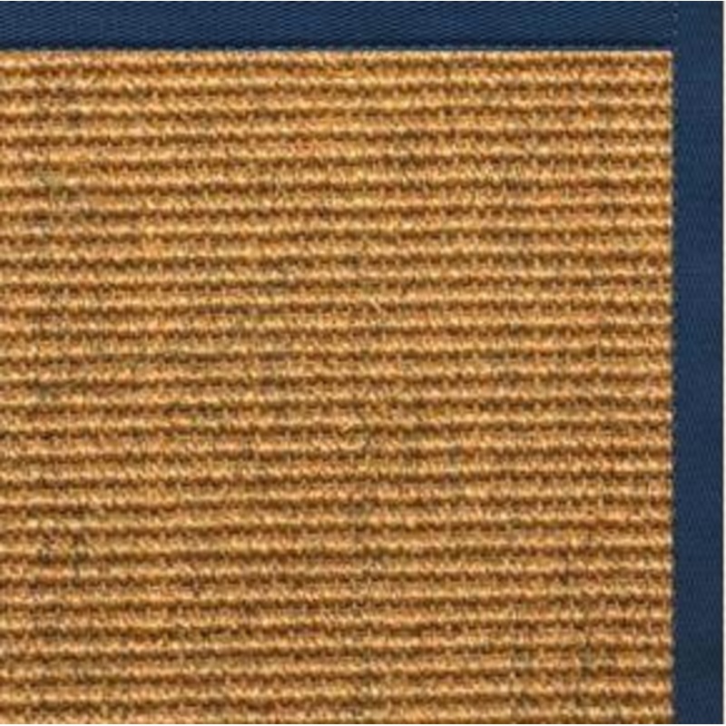 Cognac Sisal Rug with Marina Cotton Border