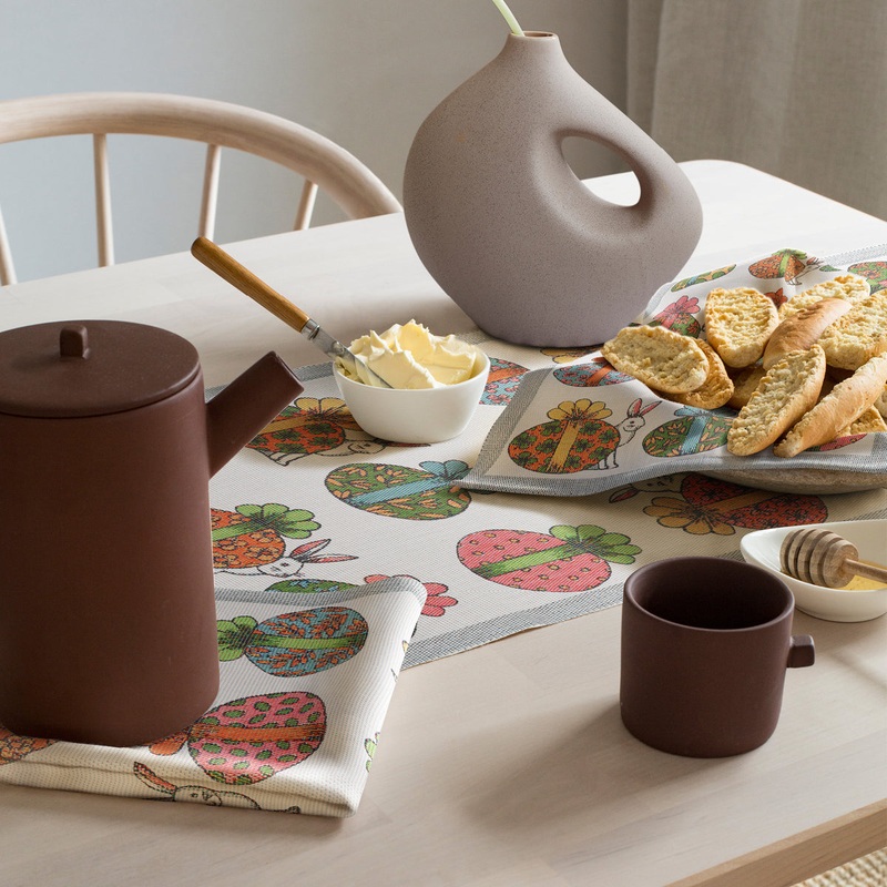 Easter Gift Organic Cotton Woven Table & Kitchen Textiles Collection