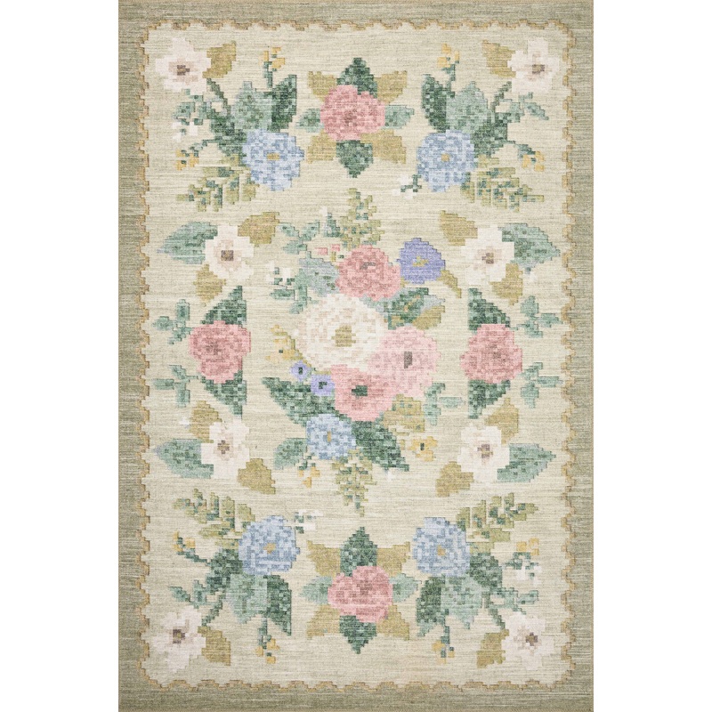 Rifle Paper Co. x Loloi Rosa Rug | Cream