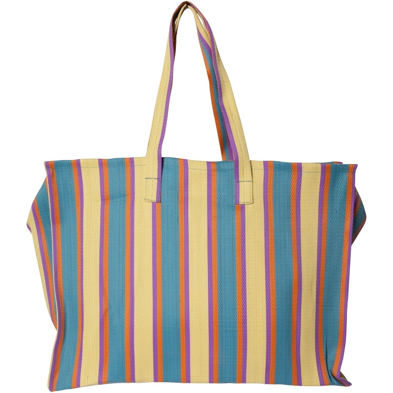 Bag – Petrol Blue, Light Yellow and Orange