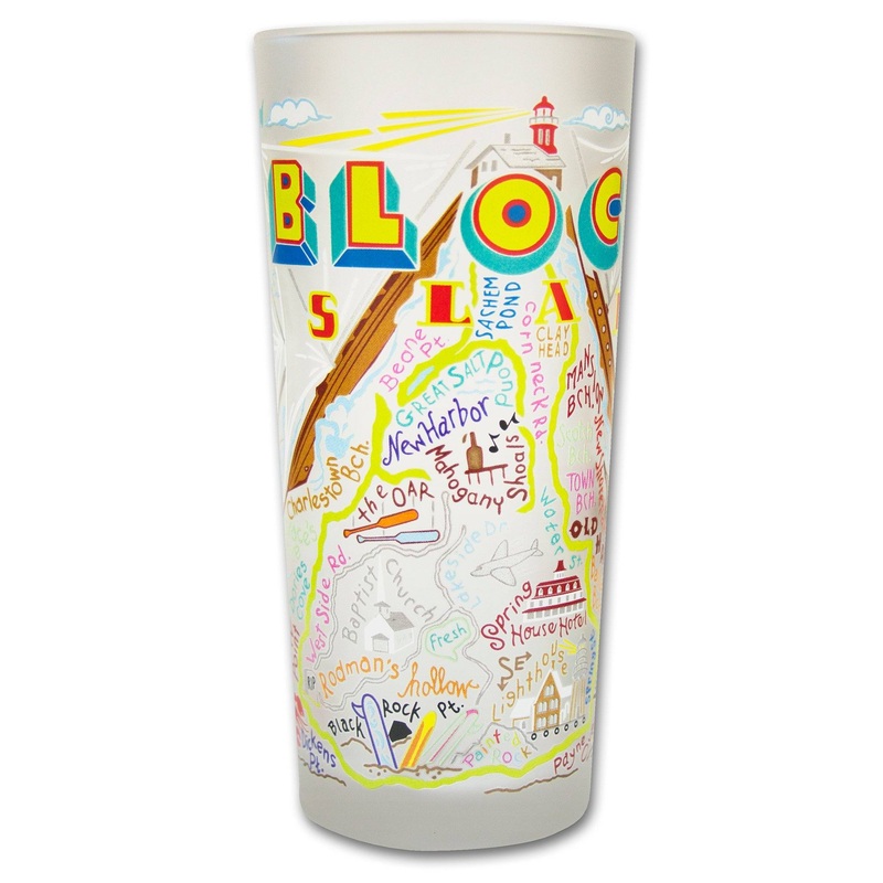 Block Island Drinking Glass