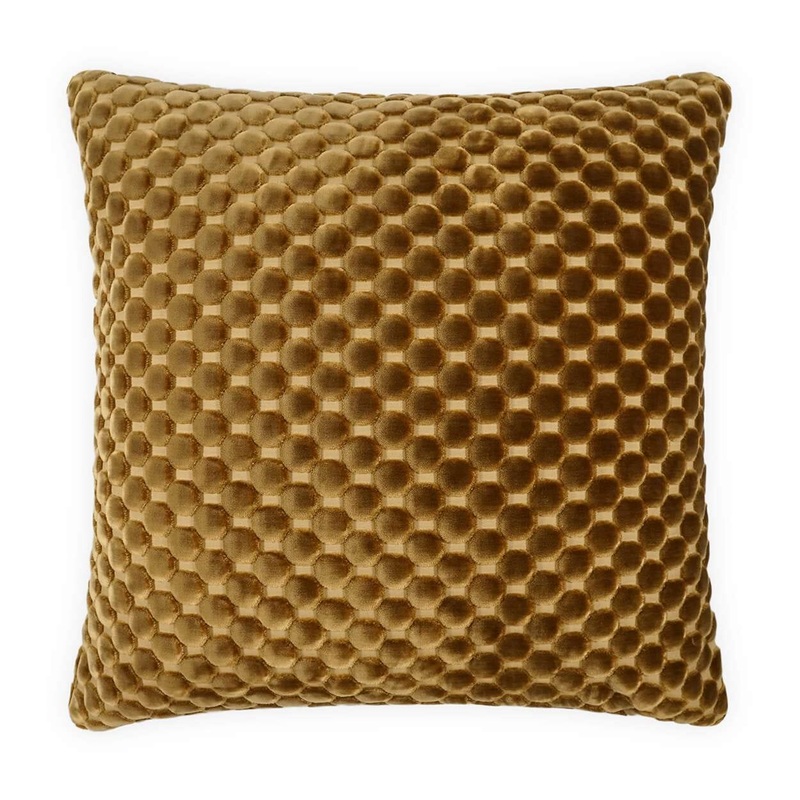 D.V. Kap Dance Ochre 24″ x 24″ Decorative Throw Pillow | Quick-Ship