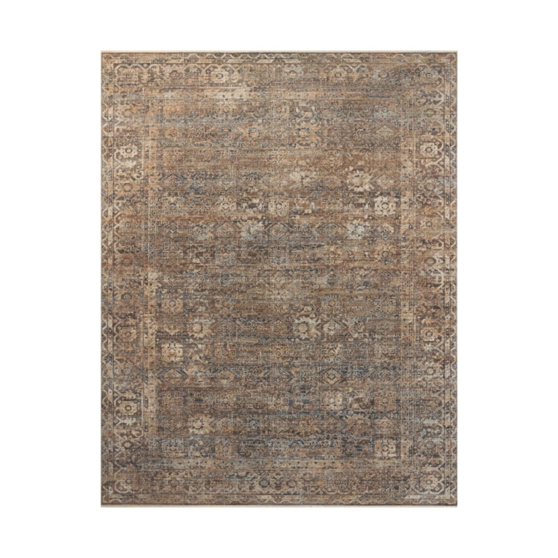 Loloi Heritage Mocha / Denim Rug