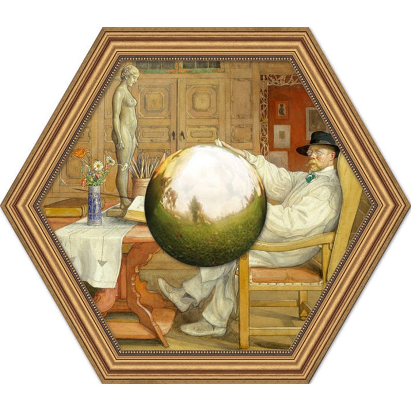 Home Decor Malbec Painting and Mirror – Scene 9