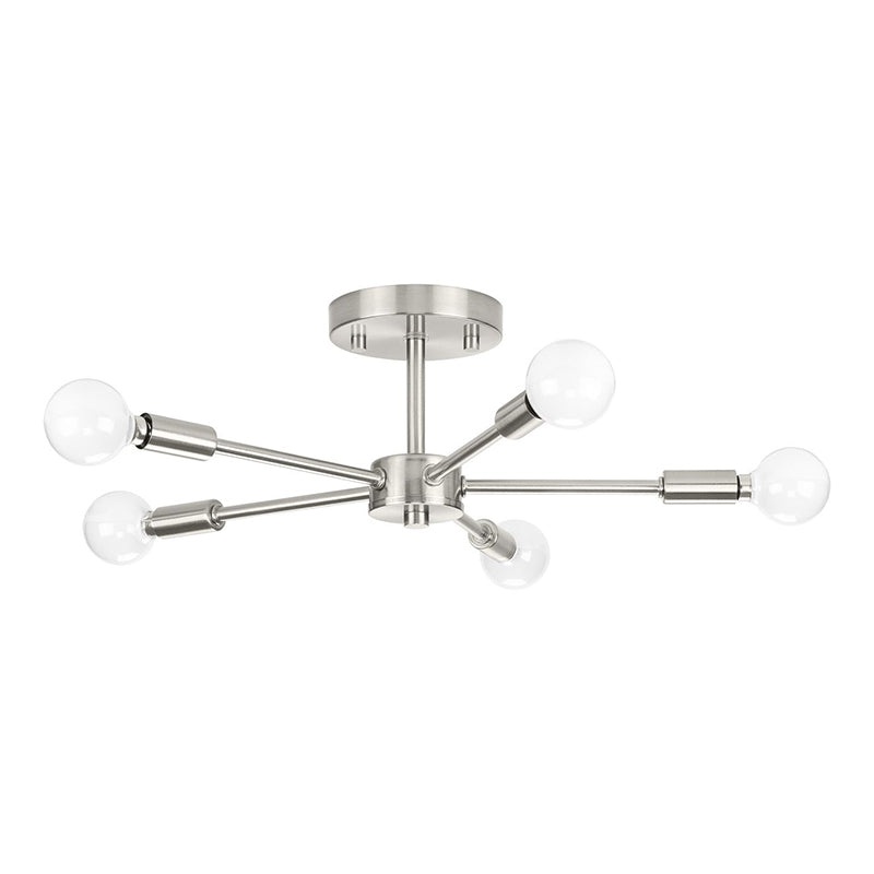 Progress P350219 Delayne 5-lt 16″ Semi-Flush Mount