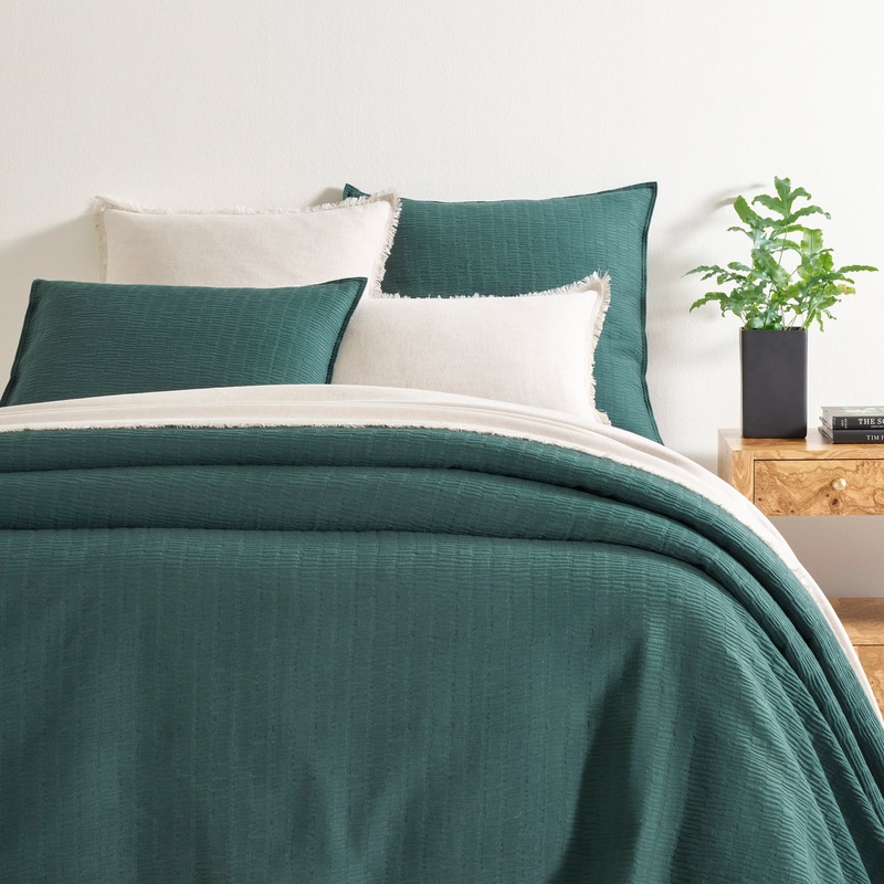Roark Matelasse Coverlet | Spruce