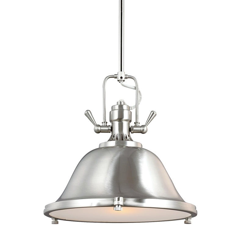 Generation 6514401EN3 Stone Street 1-lt 13″ LED Pendant