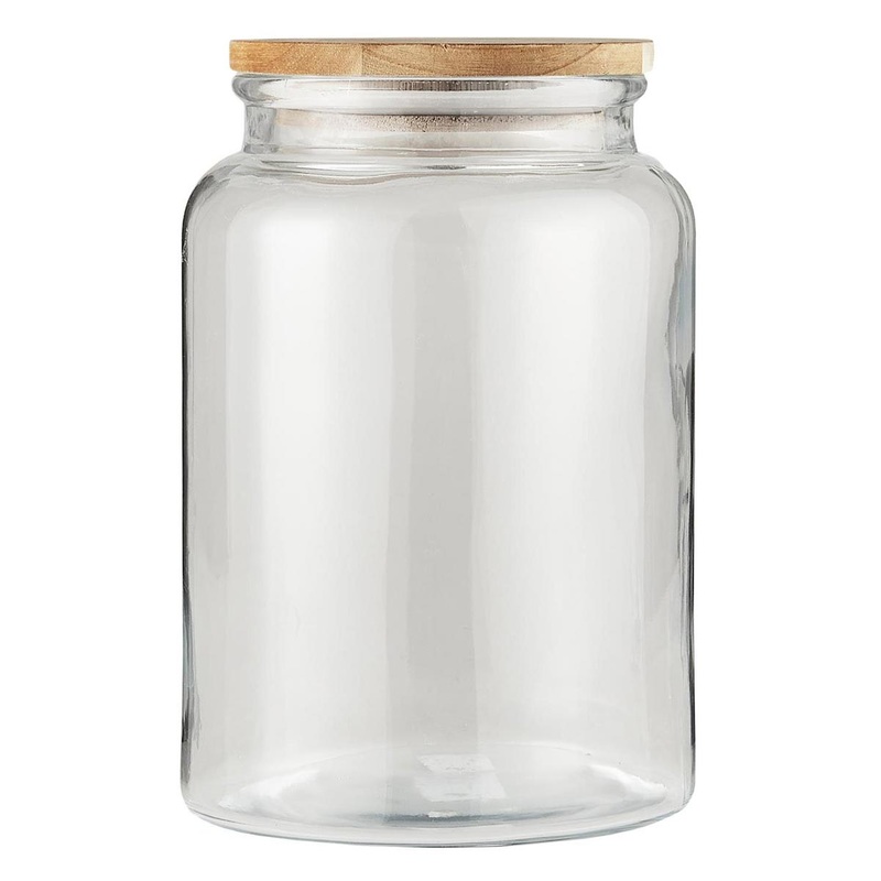 Glass Jar With Wooden Lid 3000 ml