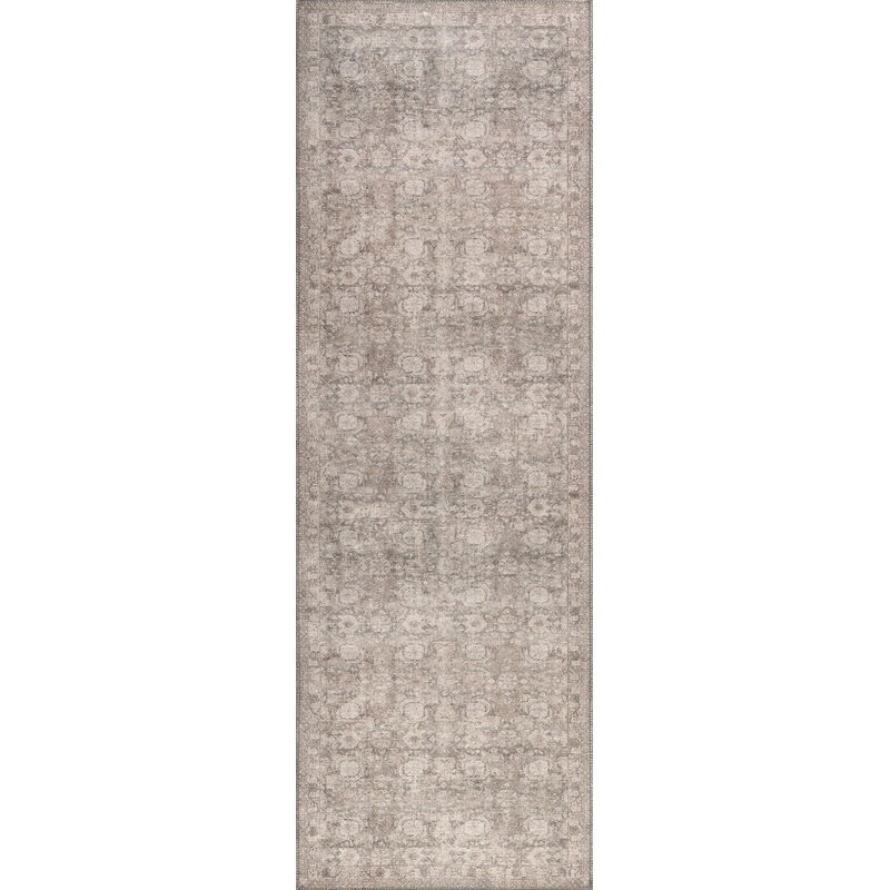Clinton Antiqued Jute-Blend Rug | Dark Beige