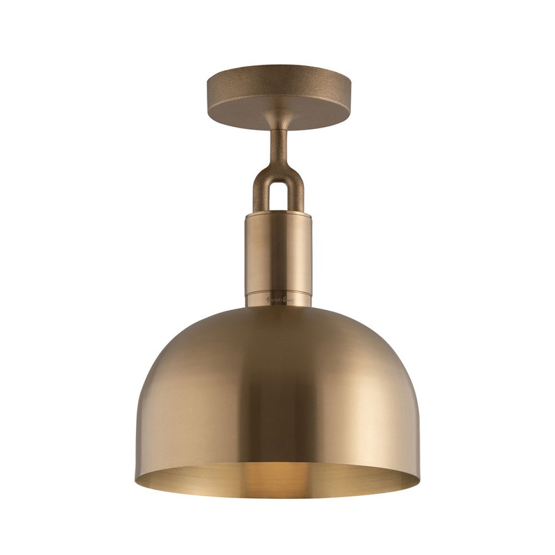 Forked Shade Semi Flush Mount Ceiling Light