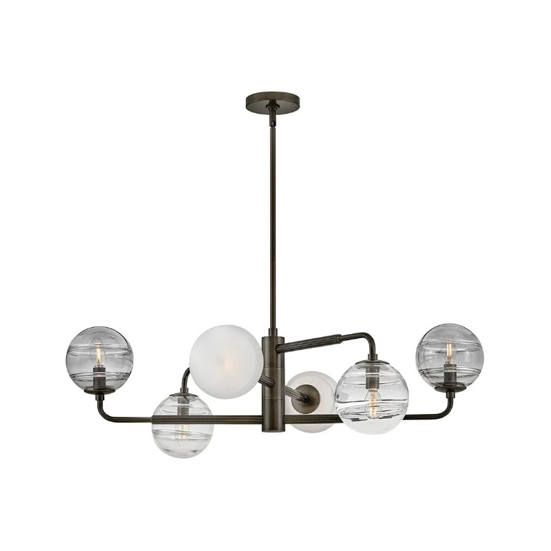 Fredrick Ramond FR30506 Oberon 6-lt 37″ LED Chandelier