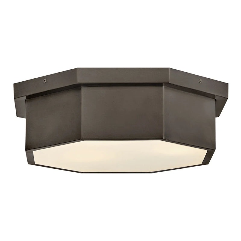 Hinkley 46993 Facet 3-lt 18″ LED Flush Mount