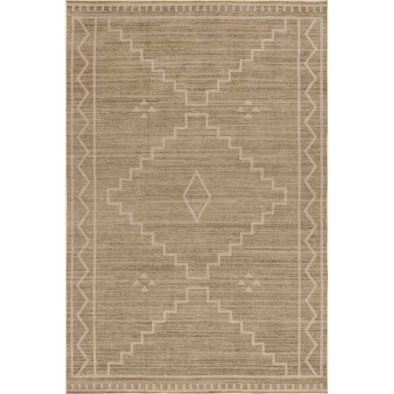 Linden Easy-Jute Washable Shapes Rug | Natural