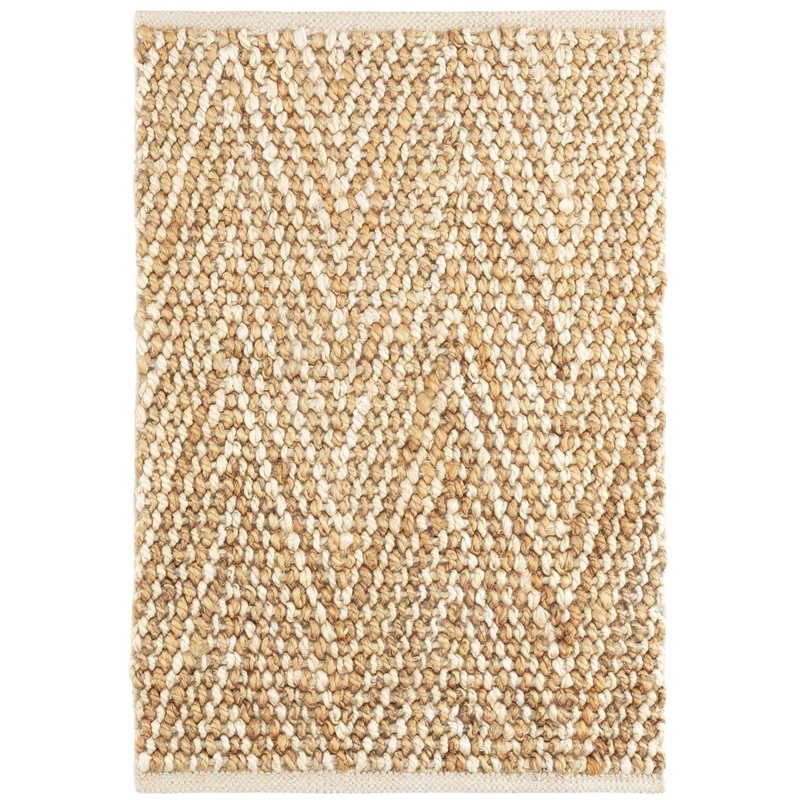 Meghan Handwoven Jute Rug | Ivory/Natural