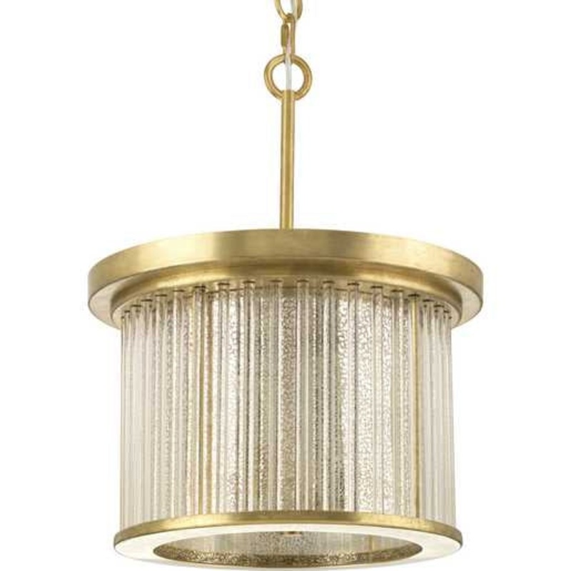 Progress P350142 Point Dume Sequit Point 3-lt Semi-Flush/Convertible Pendant