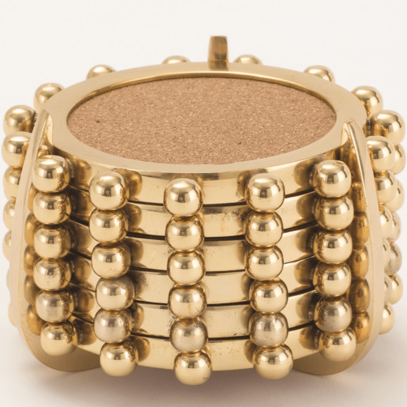 Brass Starburst Coasters