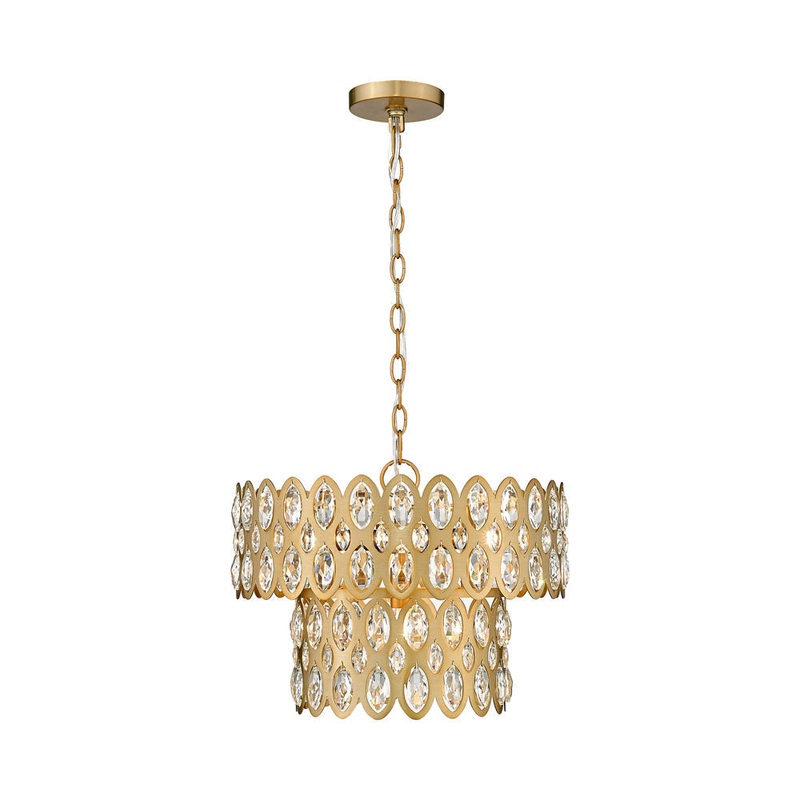 Dealey Crystal Multi-Tier Pendant Light