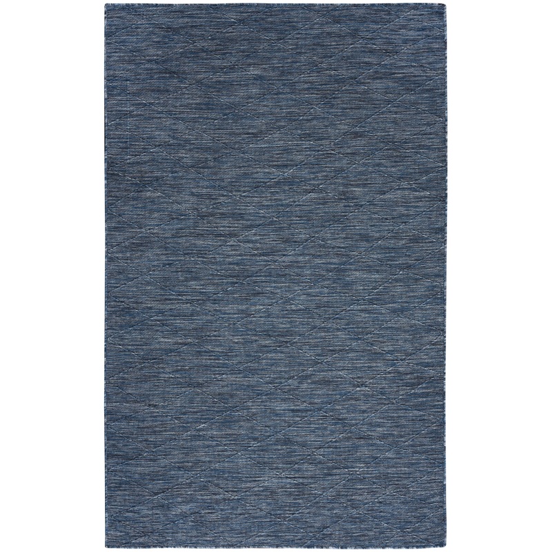 Nourison Washable Solutions Navy Blue Modern Rug WSL01