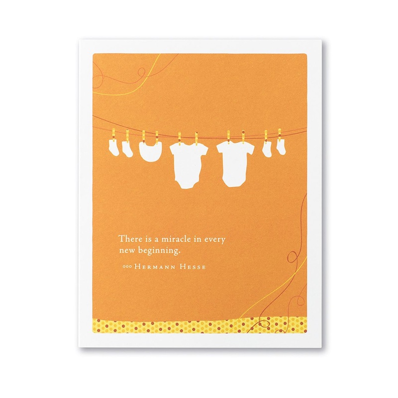 There is a miracle in every new Beginning – New Baby