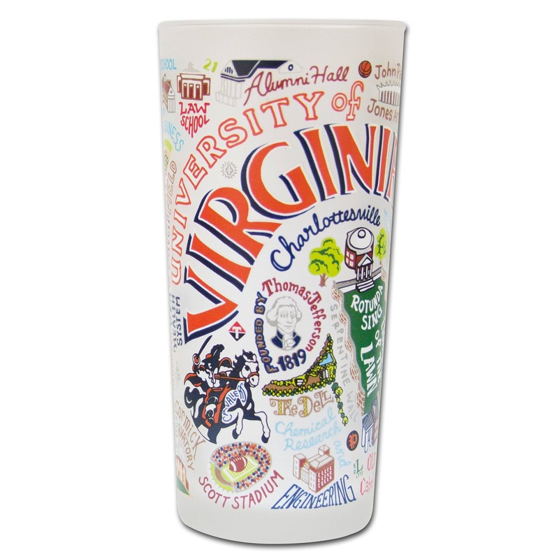 Virginia, University of Collegiate Drinking Glass
