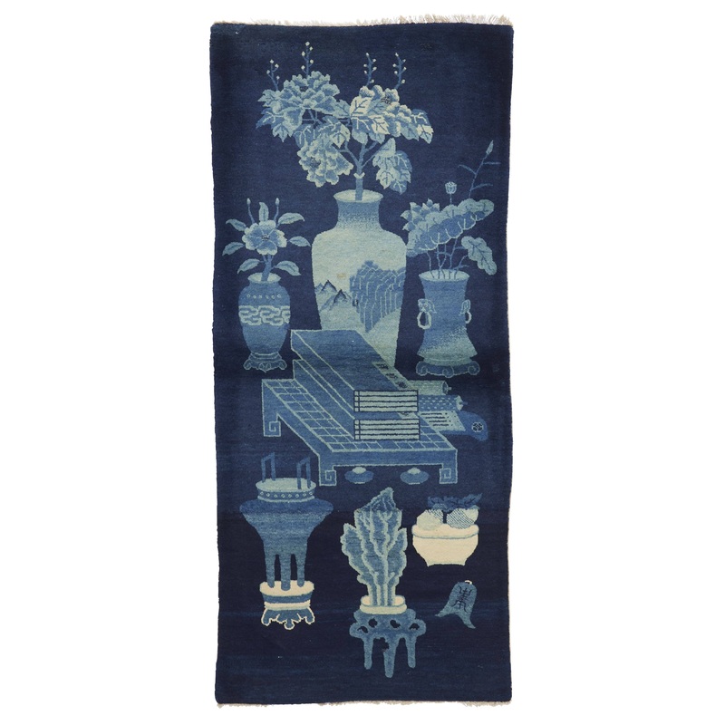 ANTIQUE CHINESE PAO TAO 2’6″ x 5’8″