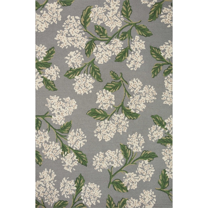 Rifle Paper Co. x Loloi Joie Rug | Hydrangea Grey