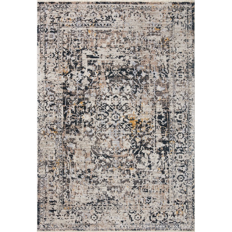 Loloi Leigh Rug | Charcoal / Taupe