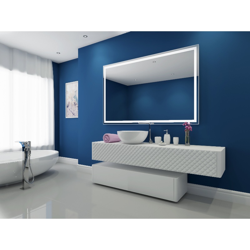 Paris Mirror Harmony 70 x 45 Rectangle LED Illuminated Mirror, 3CCT