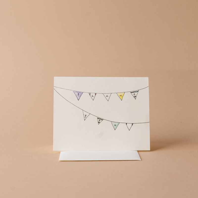 Thank You Bunting Card