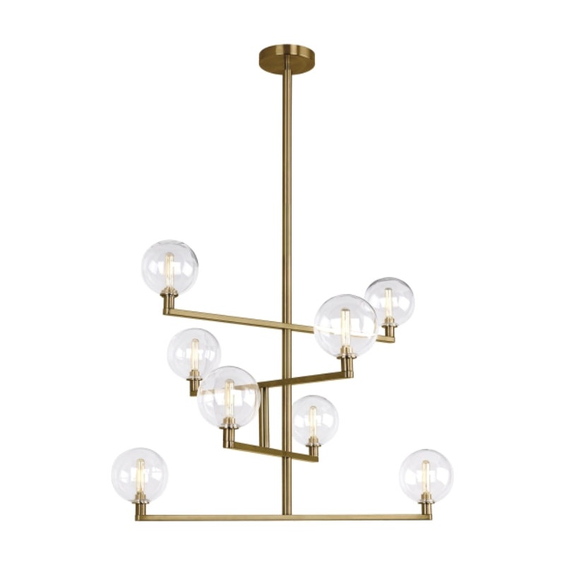 Visual Comfort 700GMB Gambit 8-lt 35″ LED Chandelier