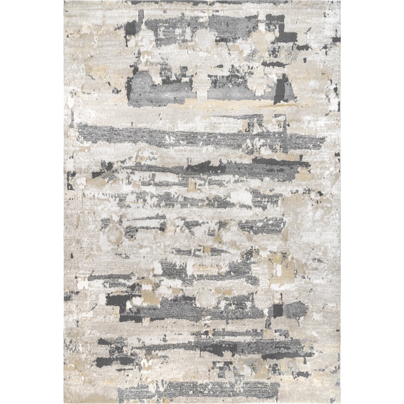 Vivian Mottled Abstract Rug | Beige