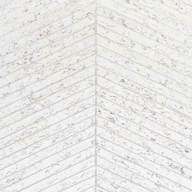 Cork Herringbone Wallpaper