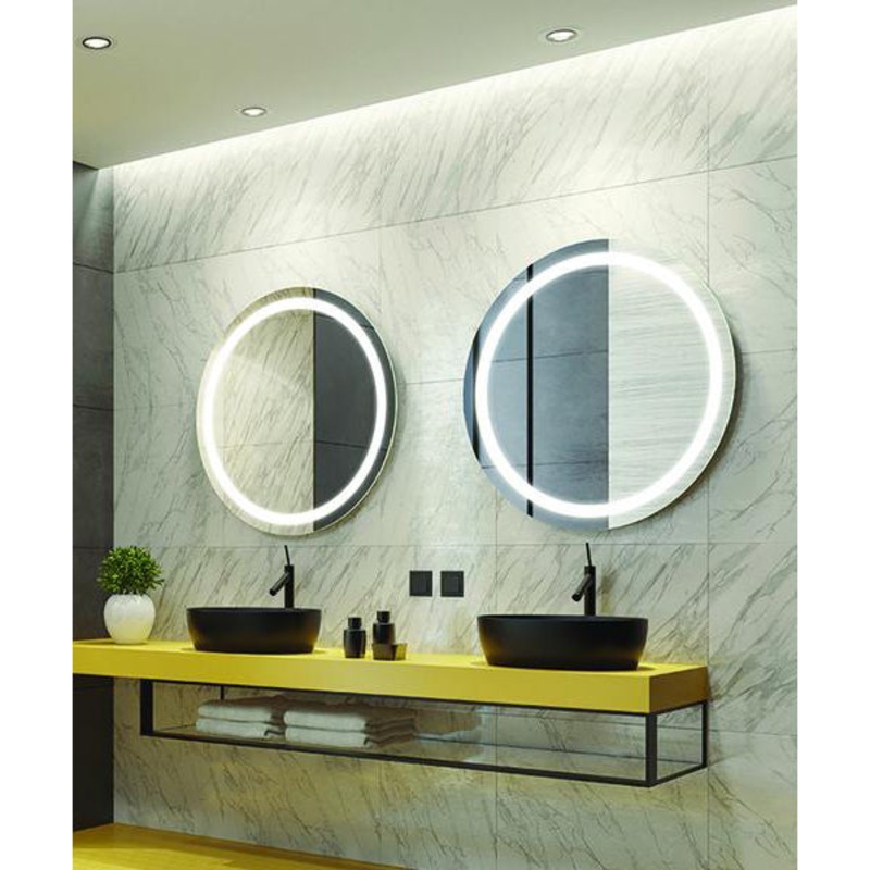 Electric Mirror Eternity 36″ Round with AVA LED Lighted Mirror