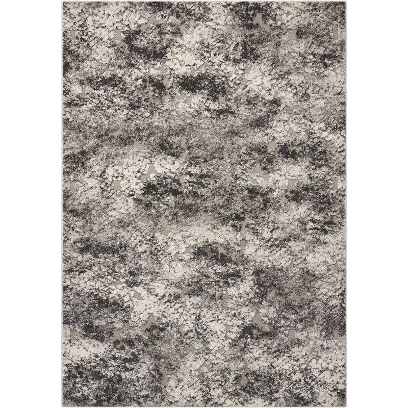 Michael Amini Gleam 3’10” x 5’10” Ash Modern Indoor Rug