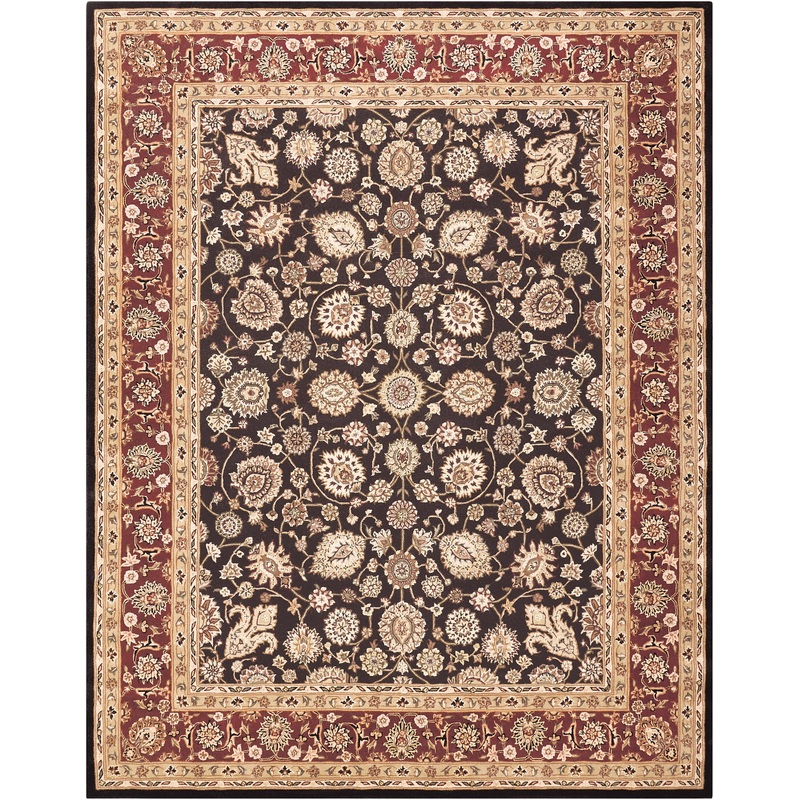 Nourison Nourison 2000 7’9″ x 9’9″ Black Traditional Indoor Rug
