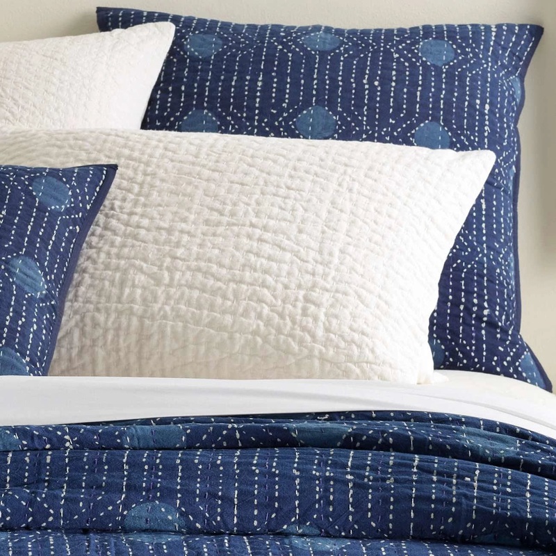 Resist Dot sham | Indigo