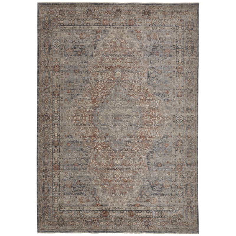 Marquette 3778F Machine Made Synthetic Blend Indoor Area Rug by Feizy Rugs