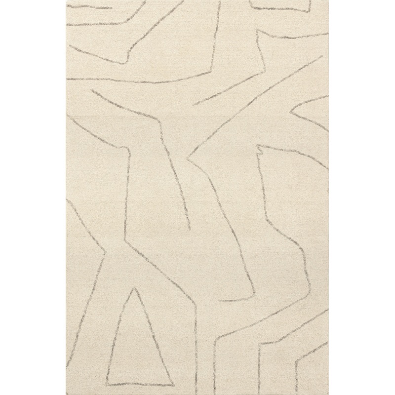 Mulholland Textured Wool Rug | Cream