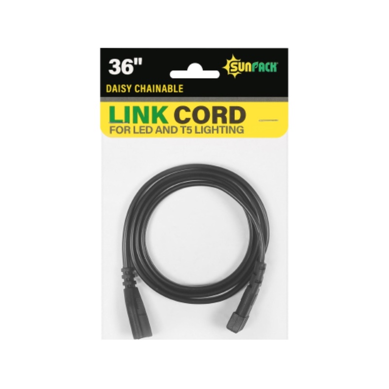SunPack Daisy Chainable Link Cord for LED and T5 Lighting, 36″