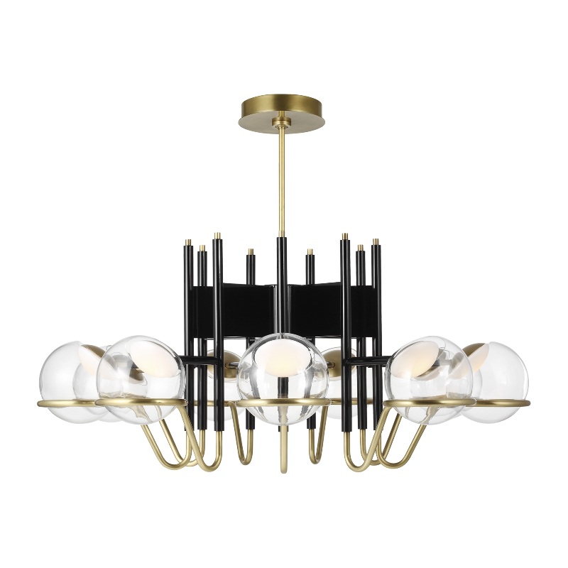 Visual Comfort 700CRBY9 Crosby 9-lt 38″ LED Chandelier